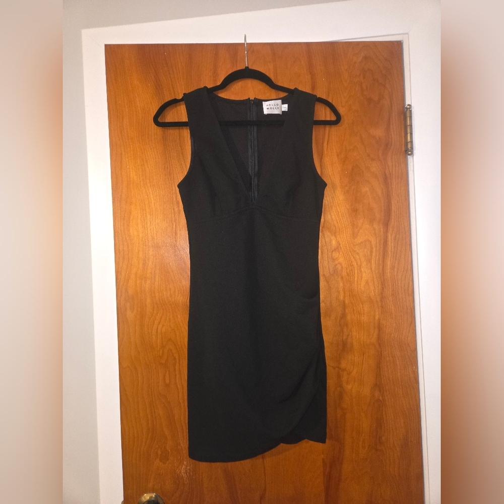 Hello Molly Black Sleeveless Mini Dress